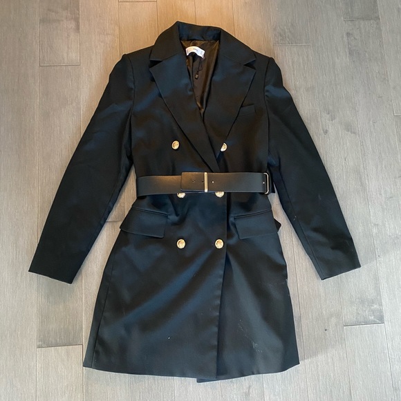 Medium Mango Blazer Dress With Belt - Picture 2 of 5